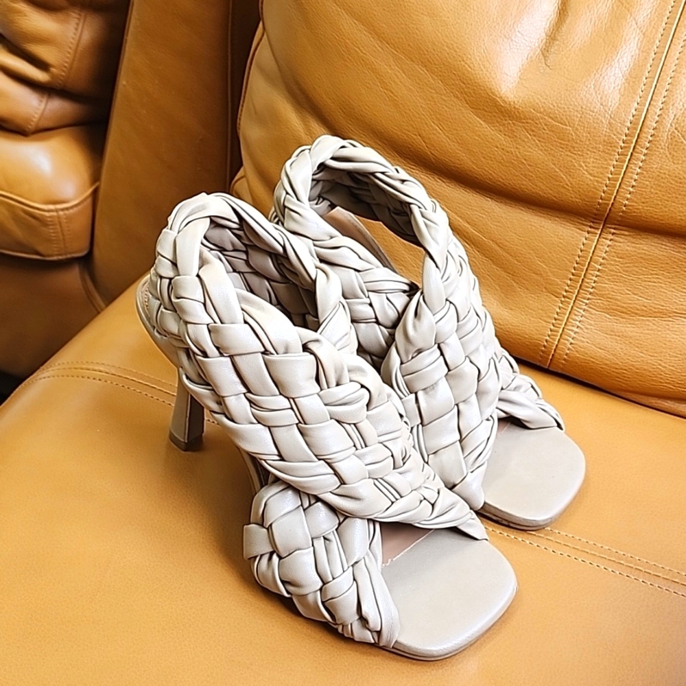 Braided Heeled Sandal